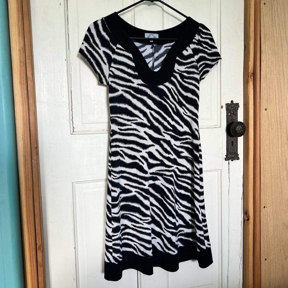 Y2K Zebra Print Mini Dress 🦓